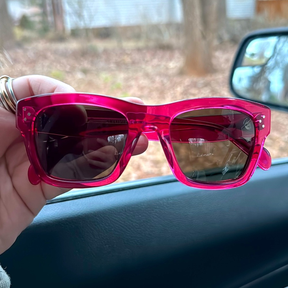 celine sun glasses- Barbie pink!